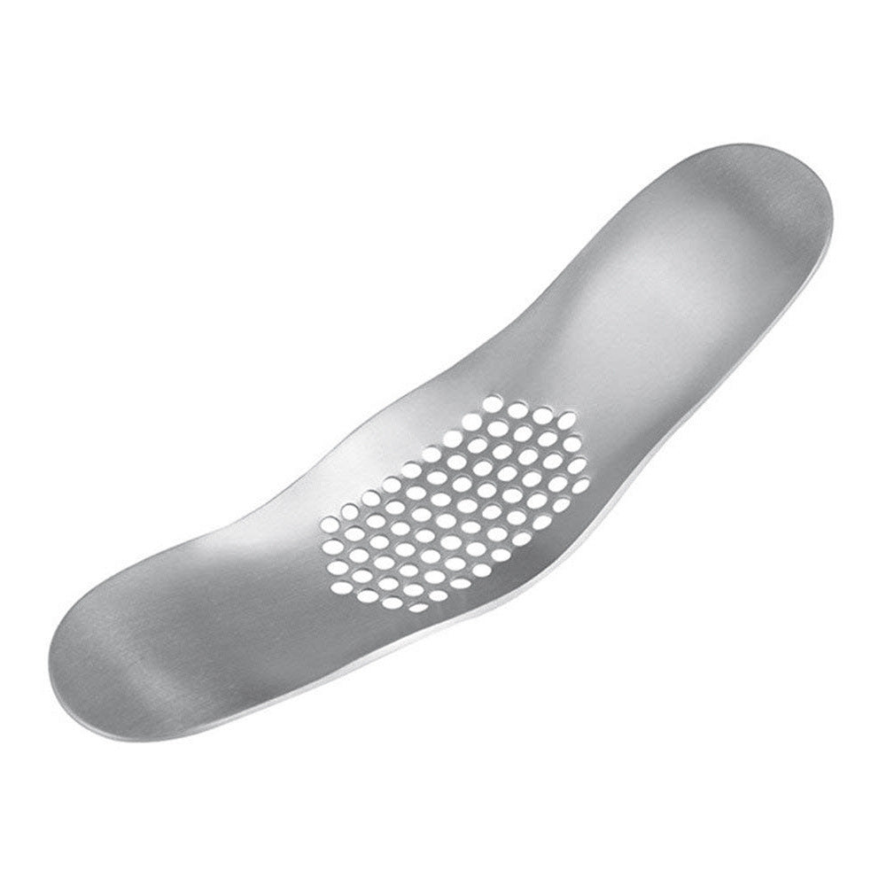 Arc-shaped Garlic Press Stainless Steel Manual Garlic Masher Creative Garlic Twister Kitchen Garlic Grinder