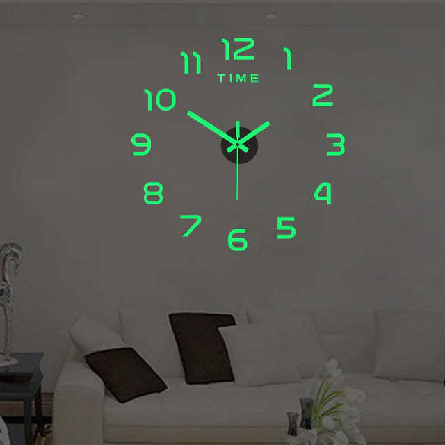 Decorative Wall Mounted Bedroom Silent Clock
