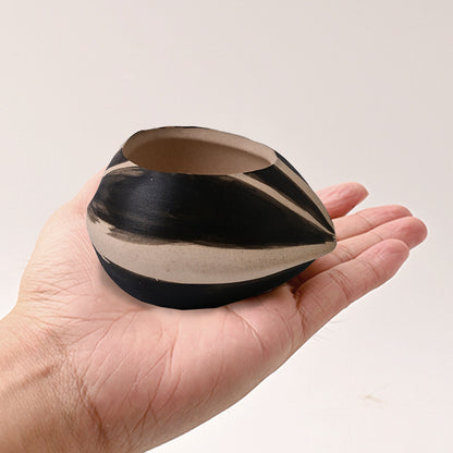 Cartoon Melon Mini Breathable Thumb Ceramic Succulent Planter