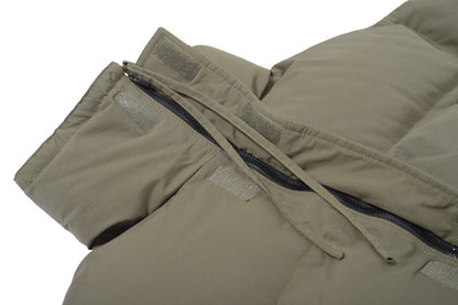 Zipper Stand Collar Bread Quilted Jacket