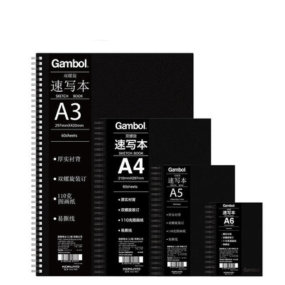 Guoyu Watanabe Double Helix Art Blank Sketchbook 16K Sketch Book Sketch Book Sketchbook A3A4A5