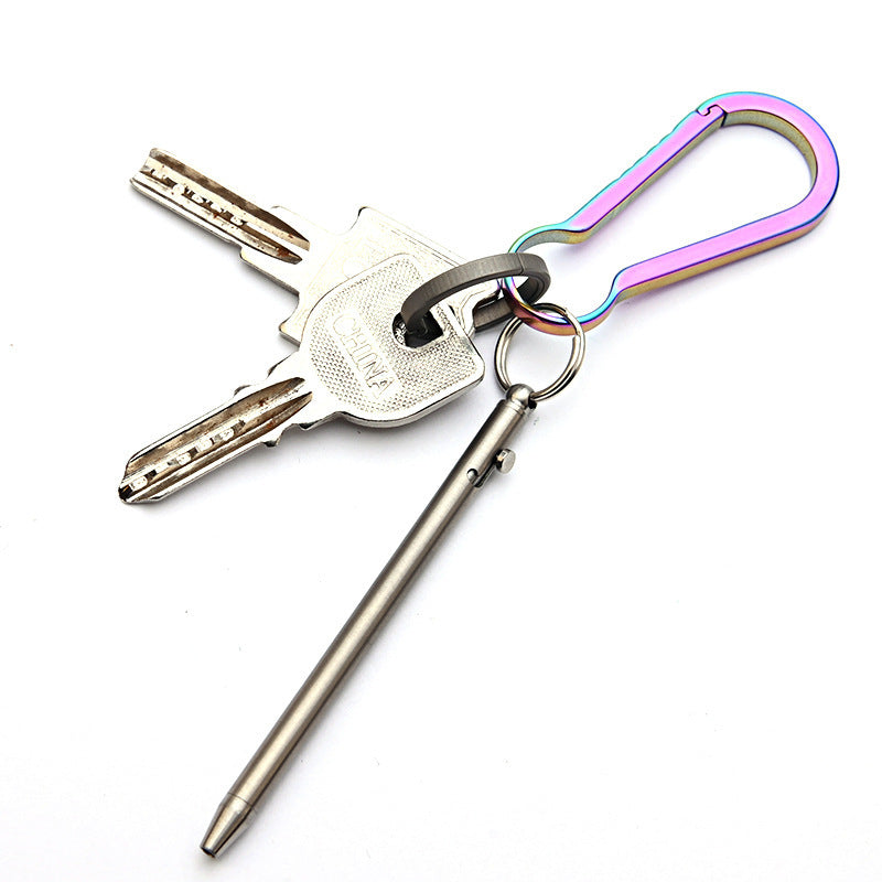 Pure Titanium Mini Portable Keychain Pen