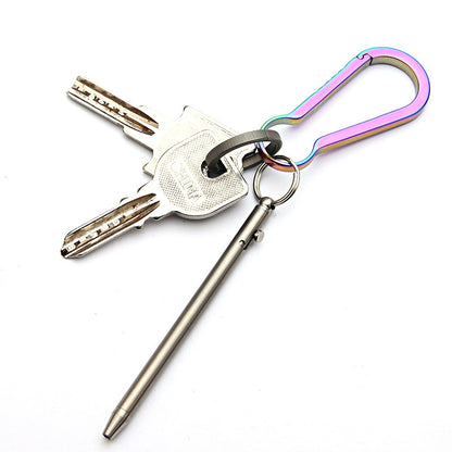 Pure Titanium Mini Portable Keychain Pen
