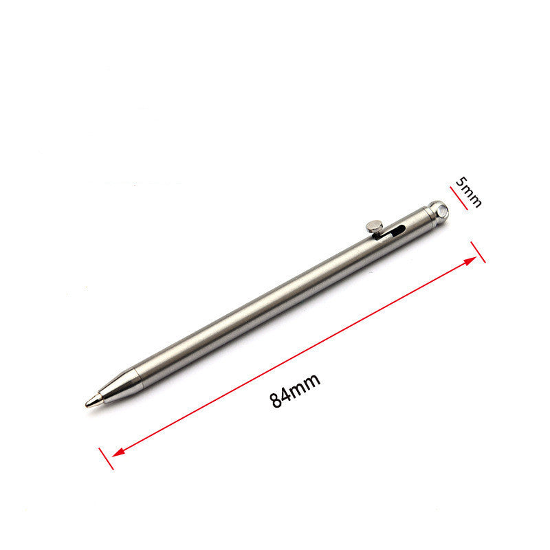 Pure Titanium Mini Portable Keychain Pen