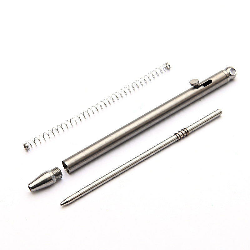 Pure Titanium Mini Portable Keychain Pen