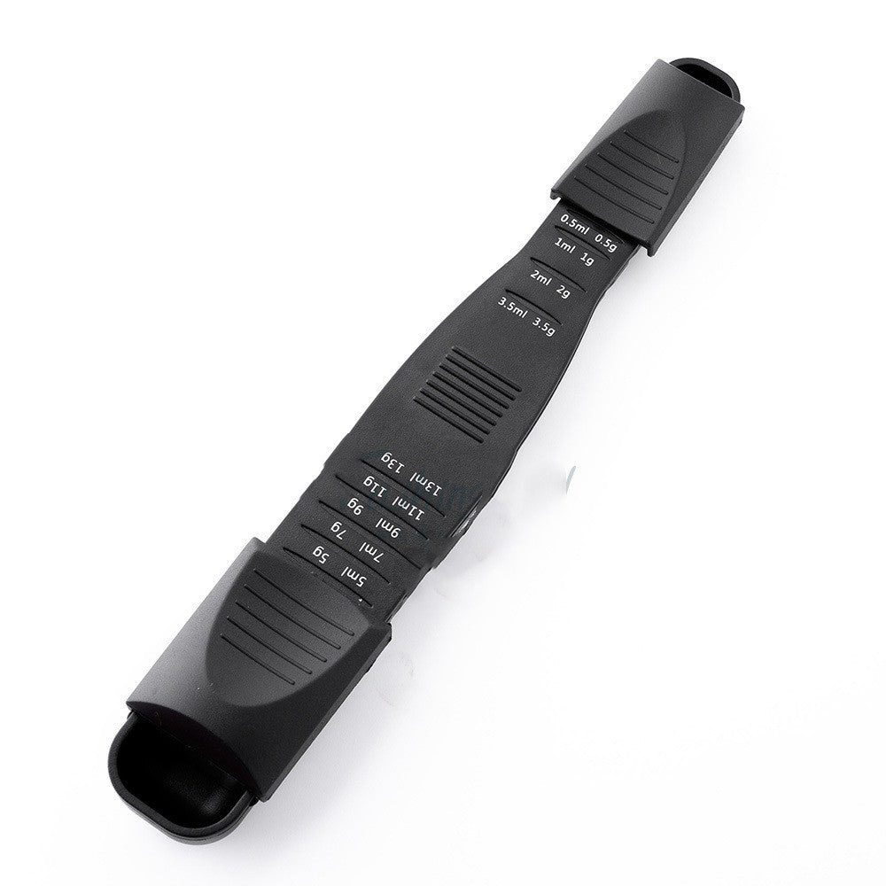 Double Ends Adjustable Measuring Spoon Gram Milliliter Teaspoon Kitchen Baking