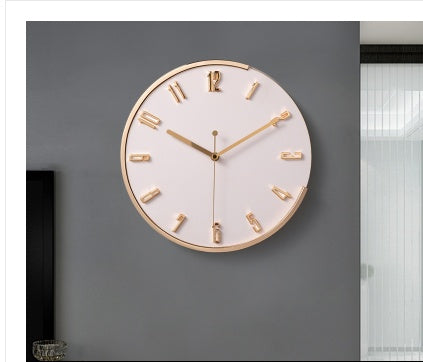 Nordic Light Luxury Decorative Clock Wall Hanging Fashion Wall Clock