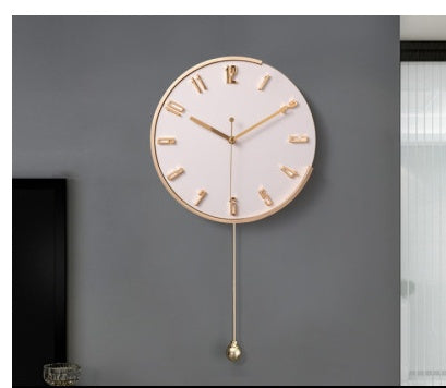 Nordic Light Luxury Decorative Clock Wall Hanging Fashion Wall Clock