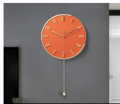 Nordic Light Luxury Decorative Clock Wall Hanging Fashion Wall Clock