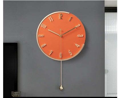 Nordic Light Luxury Decorative Clock Wall Hanging Fashion Wall Clock