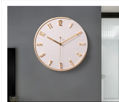 Nordic Light Luxury Decorative Clock Wall Hanging Fashion Wall Clock