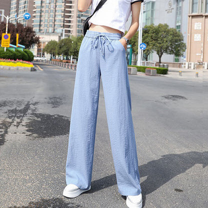 Wide Leg Pants Summer Pants Casual Straight Leg Trousers