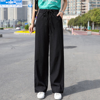 Wide Leg Pants Summer Pants Casual Straight Leg Trousers