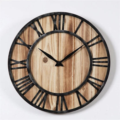 Retro wall clock creative metal decorative wall clock