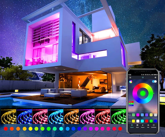LED Strip Lights (Music Sync + App Control)