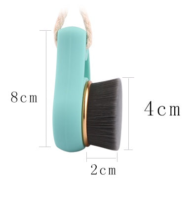 Manual bamboo charcoal comma facial cleansing brush