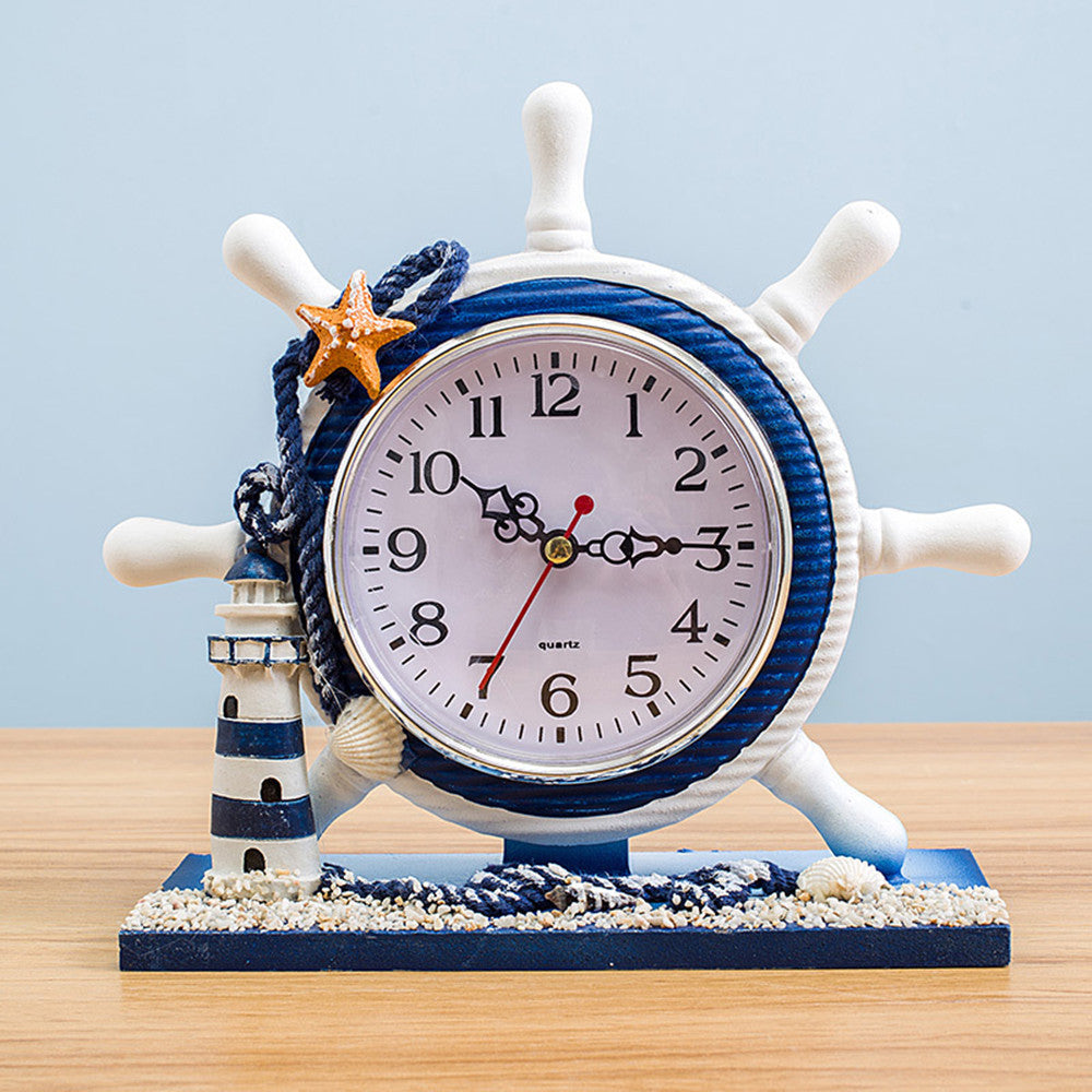 Bedroom Decorative Desk Clock Living Room Wooden Clock