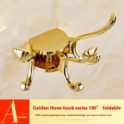 Movable Rotating Wall-mounted Coat Rack Clothes Hook