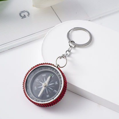 Diamond G44-2 Outdoor Mini Aluminum Alloy Compass Key Chain