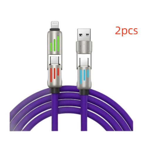 240W Data Cable Fast Charging Two-to-two Charging Cable