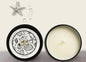 Black Tin Cans Aromatic Candles Smokeless