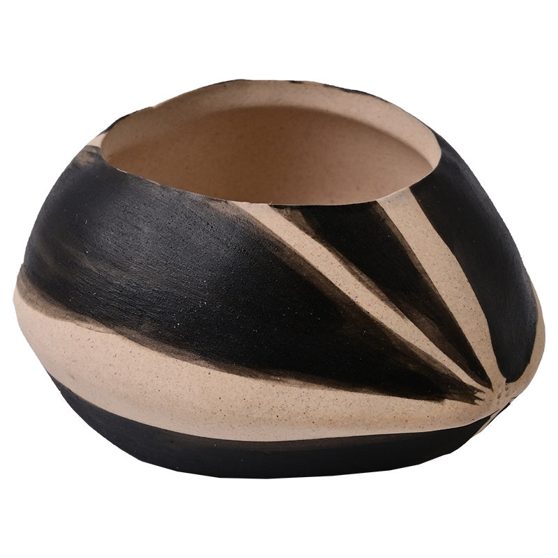 Cartoon Melon Mini Breathable Thumb Ceramic Succulent Planter