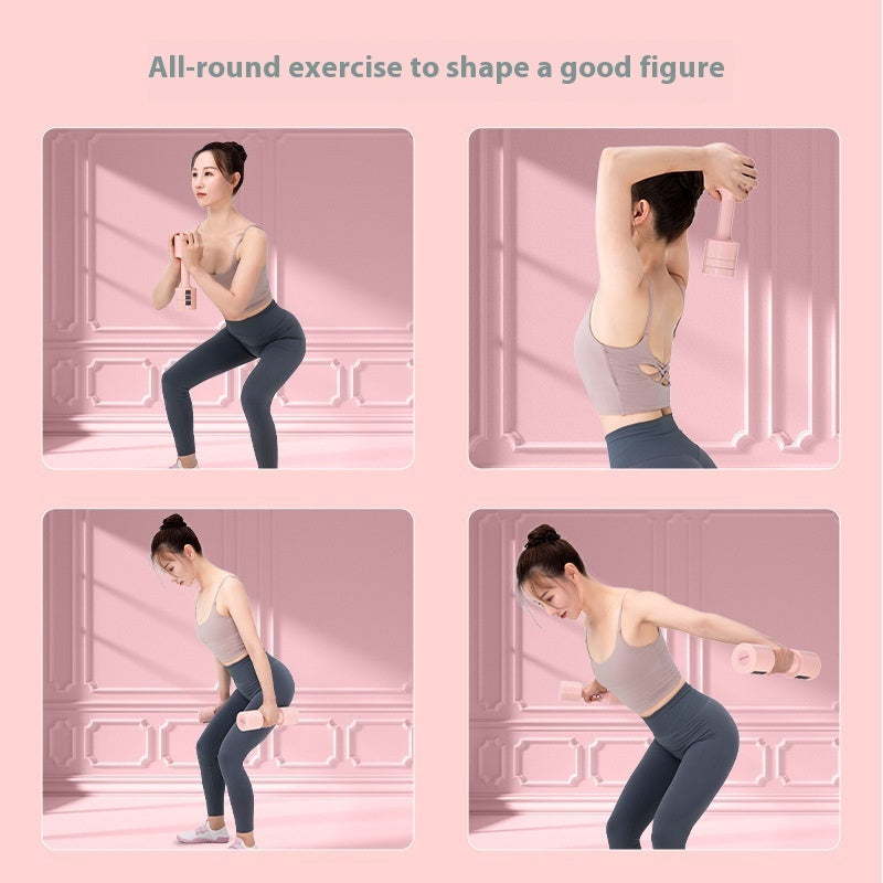 Chinese Layer Pie Adjustable Small Dumbbell Women's Fitness Equipment Home Removable