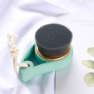 Manual bamboo charcoal comma facial cleansing brush