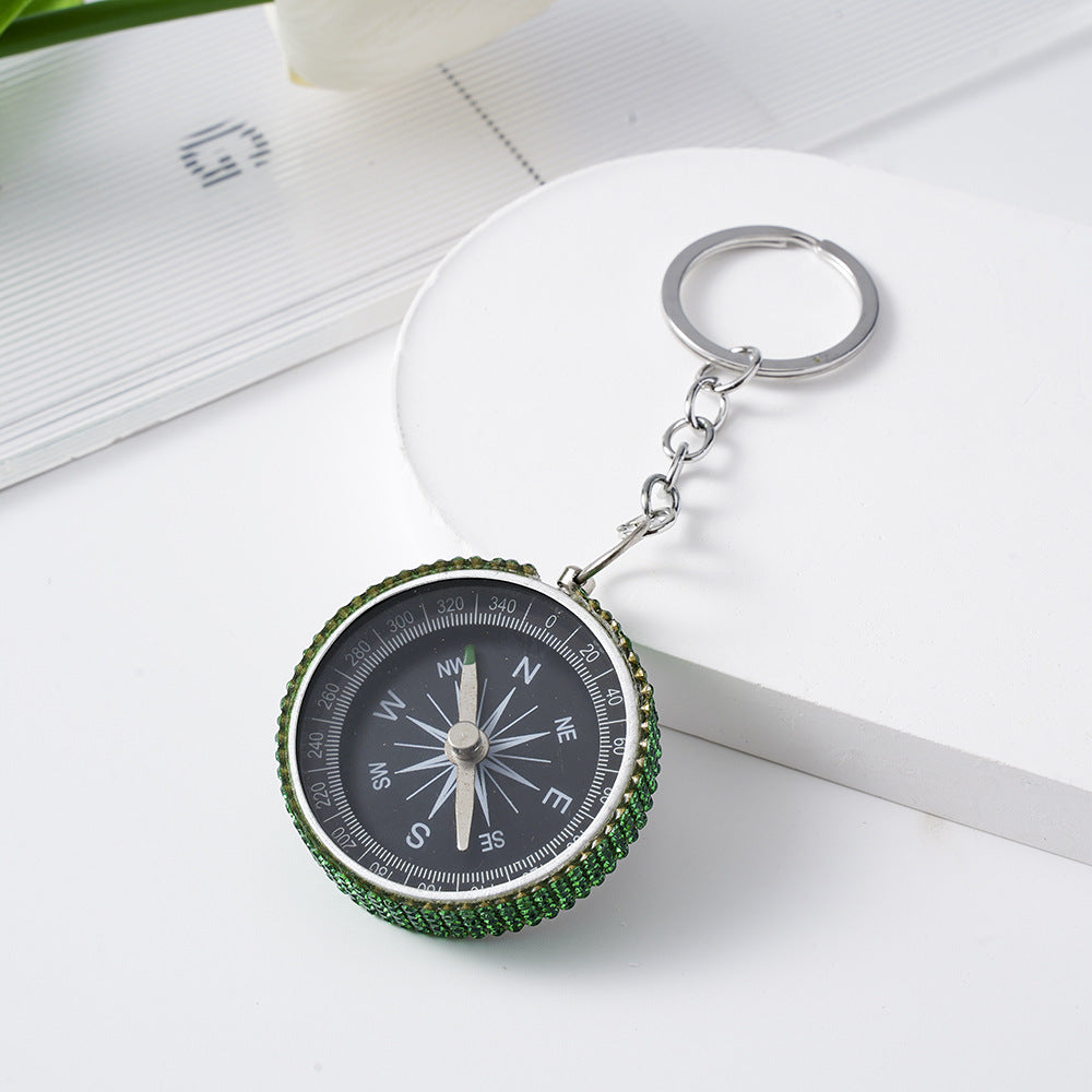 Diamond G44-2 Outdoor Mini Aluminum Alloy Compass Key Chain