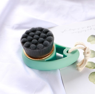 Manual bamboo charcoal comma facial cleansing brush