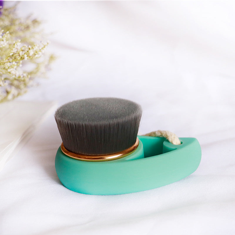 Manual bamboo charcoal comma facial cleansing brush