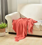 Fringed Knitted Small Blanket Napping Blanket Sofa Blanket
