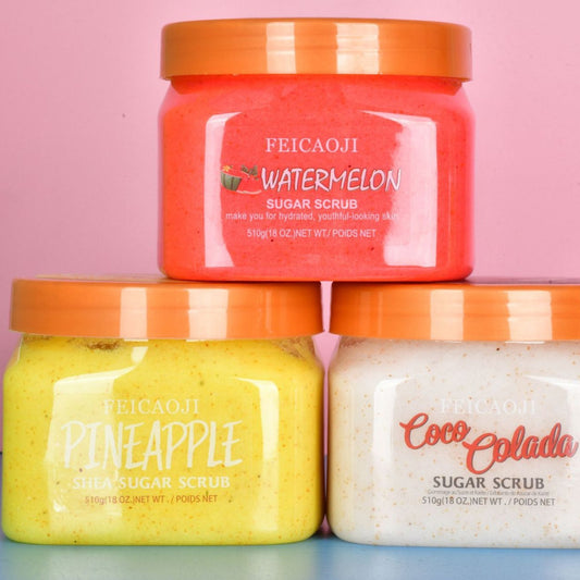 Facial Scrub Arbutin Sugar Salt Exfoliating