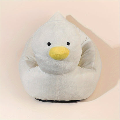 Duck Shape Fluffy Comfortable Pet Bed Sofa Suitable For Small Dogs Soft Polyester Material Unique Pattern Design Four Seasons Comfortable Sleeping Nest For Cats And Puppies