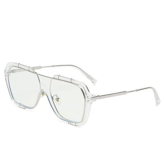 Retro Yellow Sunglasses UV Protection Men Tide