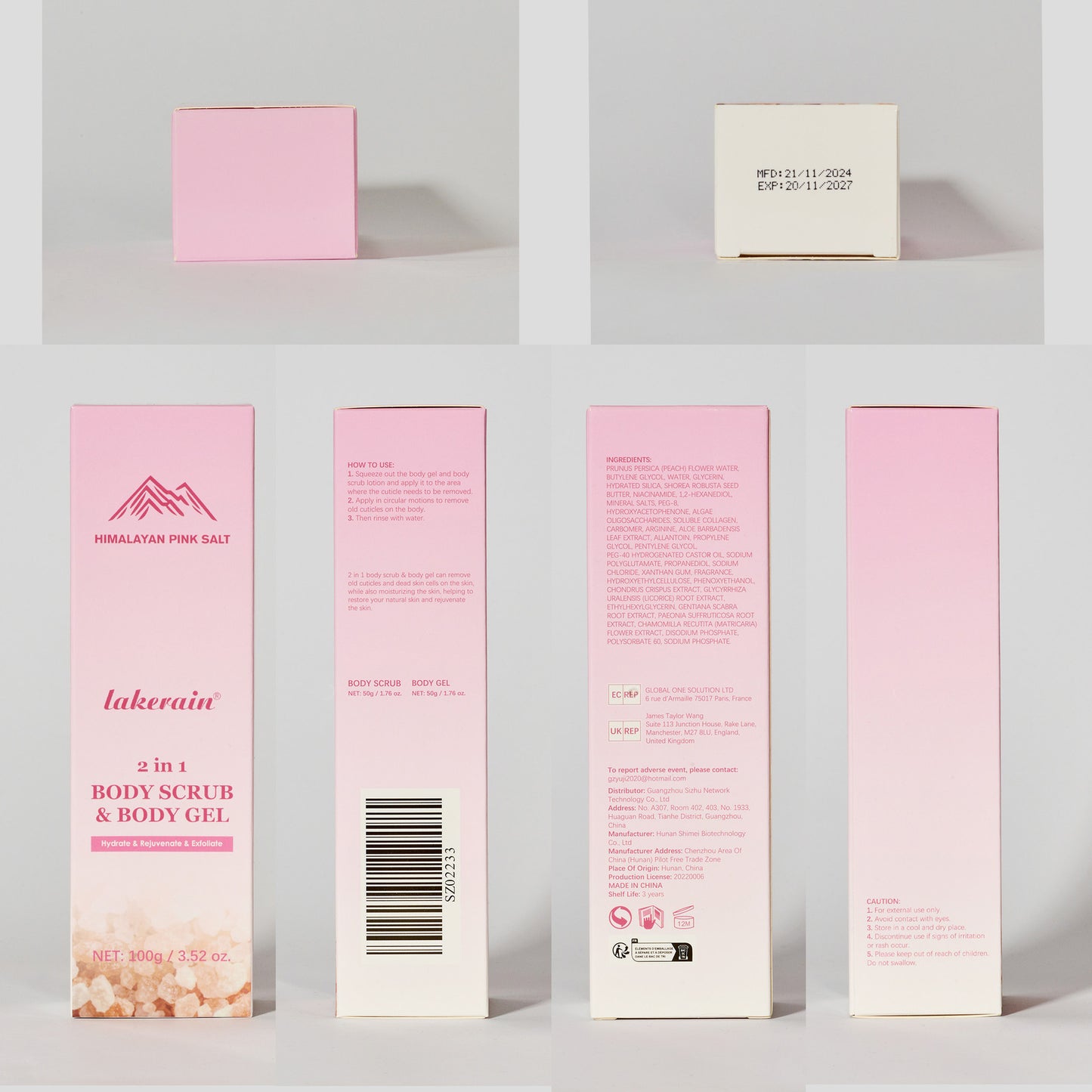 2-in-1 Facial Scrub Skin Exfoliating Moisturizing