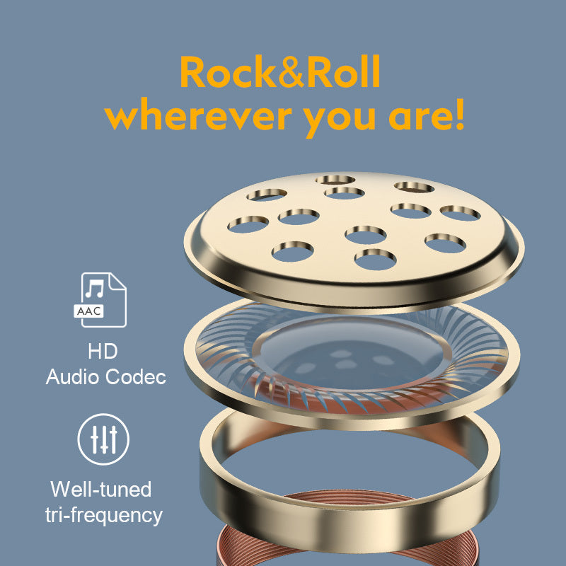 Wireless Bluetooth Headset In Ear Dual Earplug Sports Running