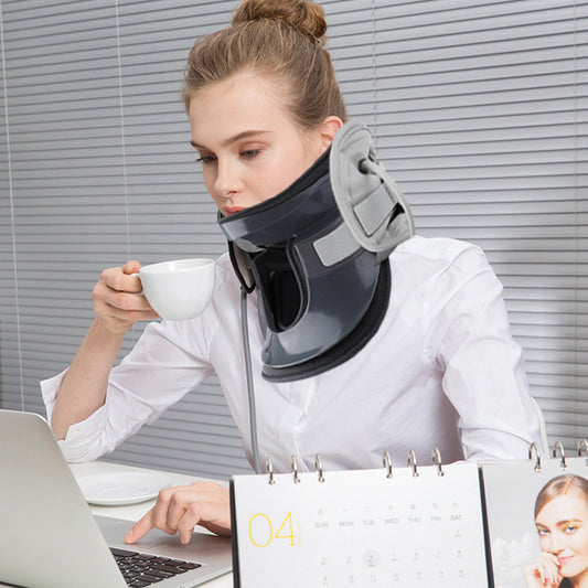 Inflatable Cervical Neck Brace Neck Support Office Pillowcase