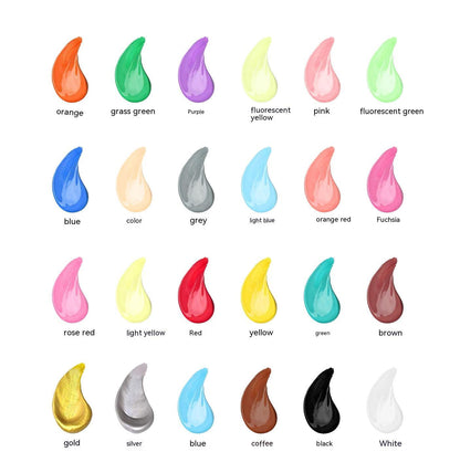 Water-based Acrylic Paint Leather Wood Decorative Board Painted Color