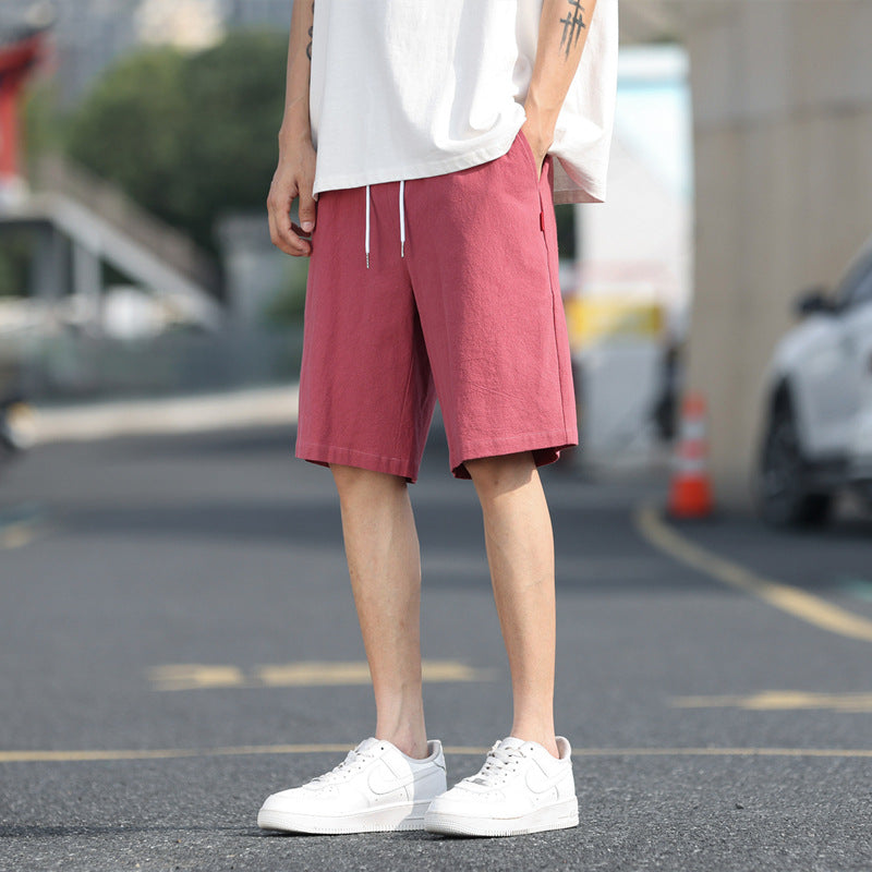 Men's Lightweight Trendy Solid Color Shorts