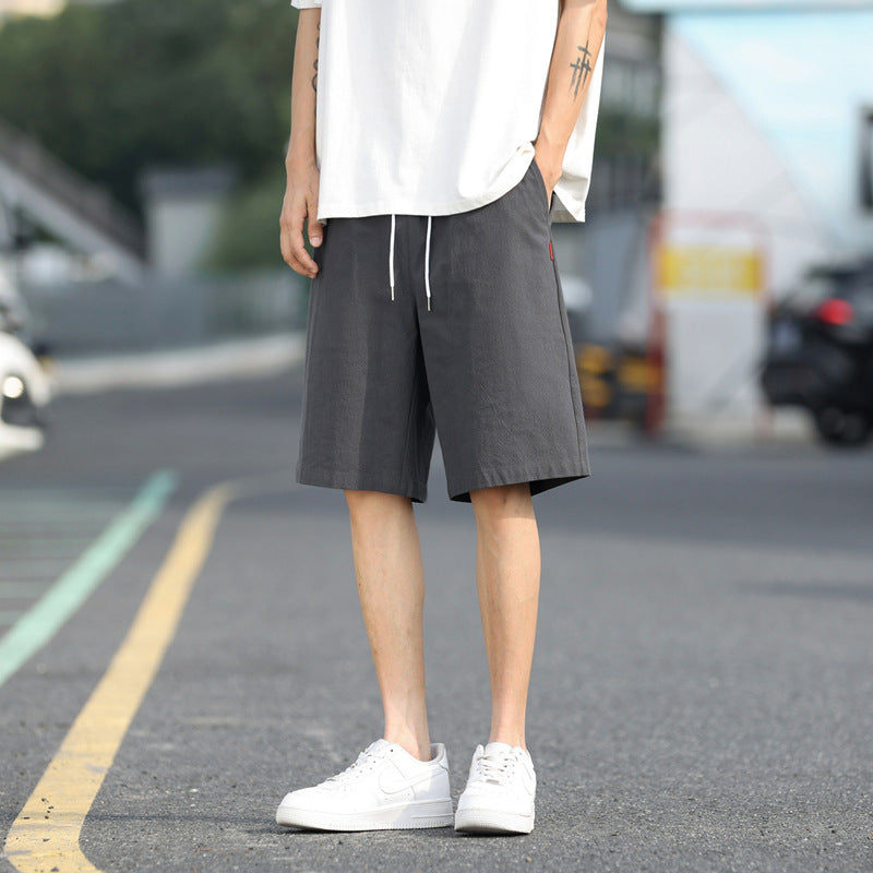 Men's Lightweight Trendy Solid Color Shorts
