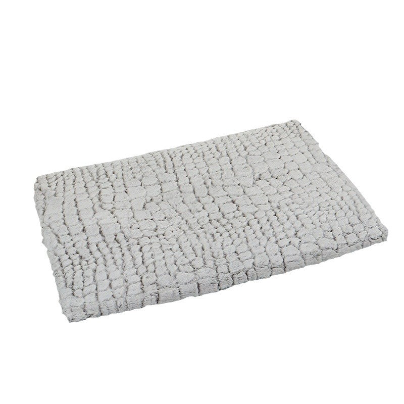Warm Pet Pad Winter Sleep Fleece Dog Bed Comfortable Cat Nest