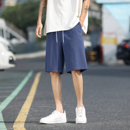 Men's Lightweight Trendy Solid Color Shorts