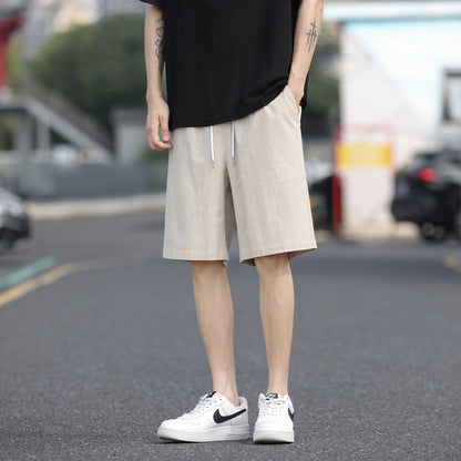 Men's Lightweight Trendy Solid Color Shorts