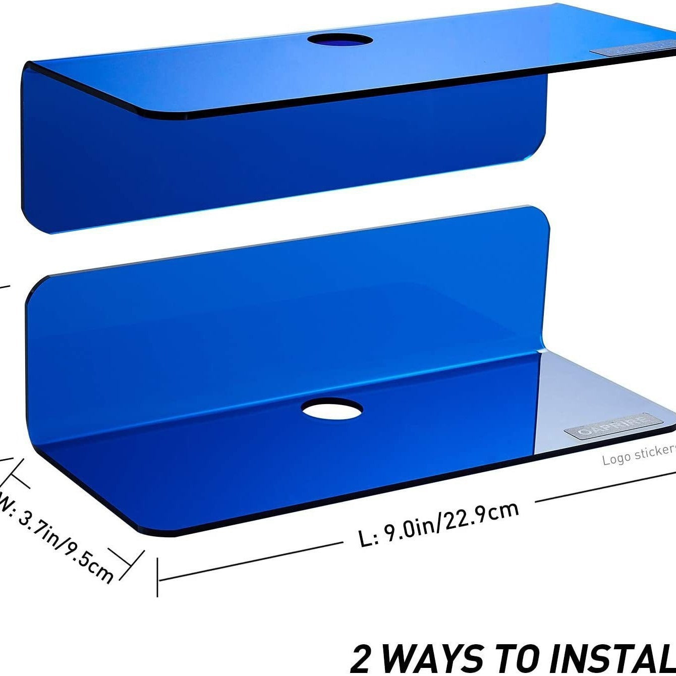 Color Floating Shelf Wall-mounted Rack Punch-free Wall Mounted Storage Rack