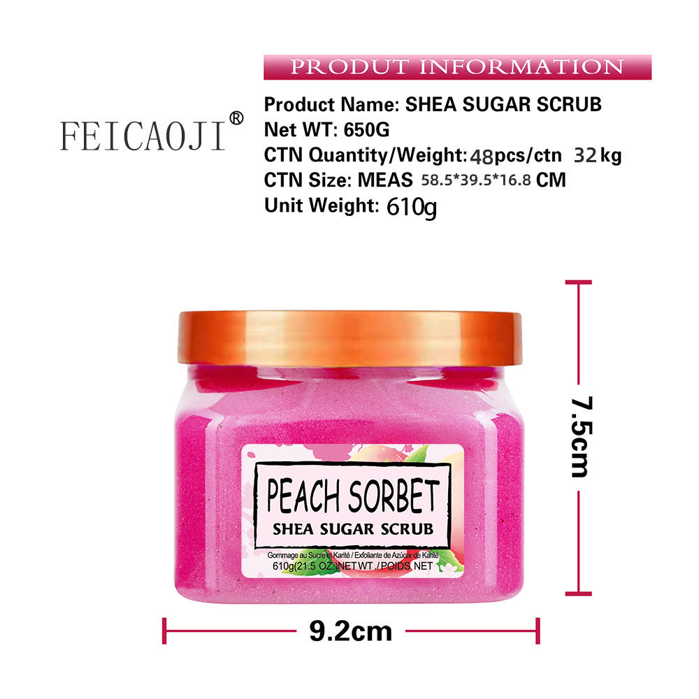 Facial Scrub Arbutin Sugar Salt Exfoliating