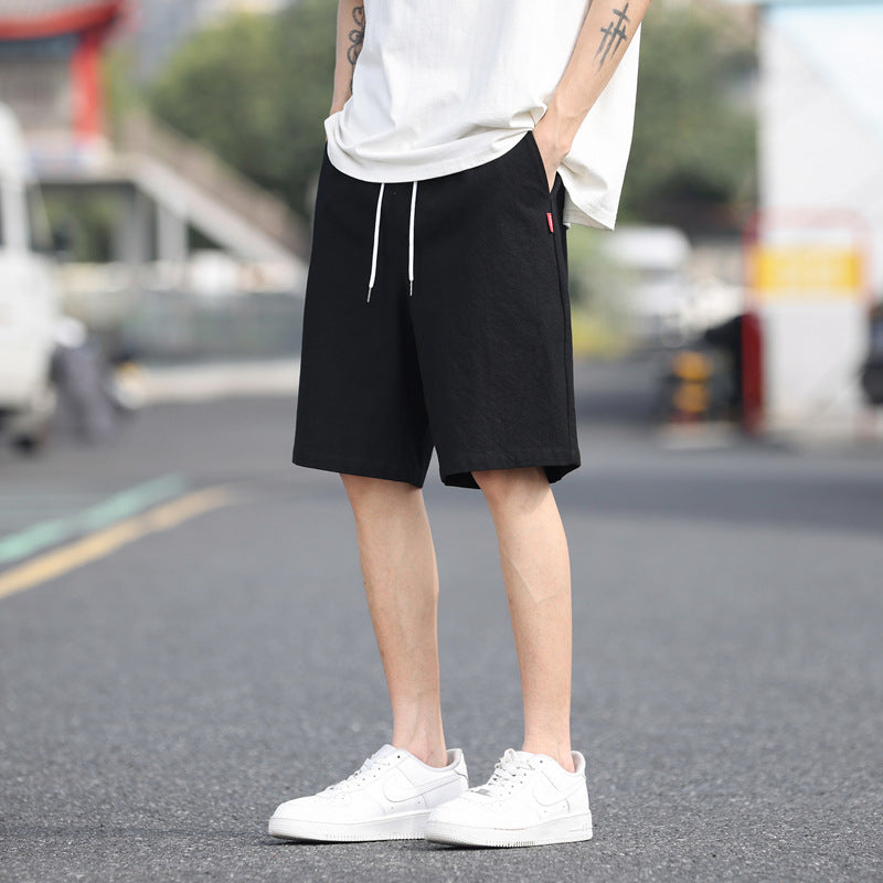 Men's Lightweight Trendy Solid Color Shorts