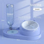 Cat Bowl Double Bowl Automatic Drinking Water Rice Basin