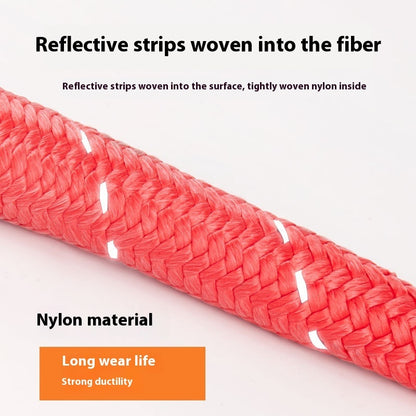 Elastic Car Pulling Rope Soft Shackle Outdoor Emergency Rescue Hand Holding Rope