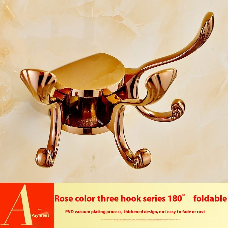 Movable Rotating Wall-mounted Coat Rack Clothes Hook